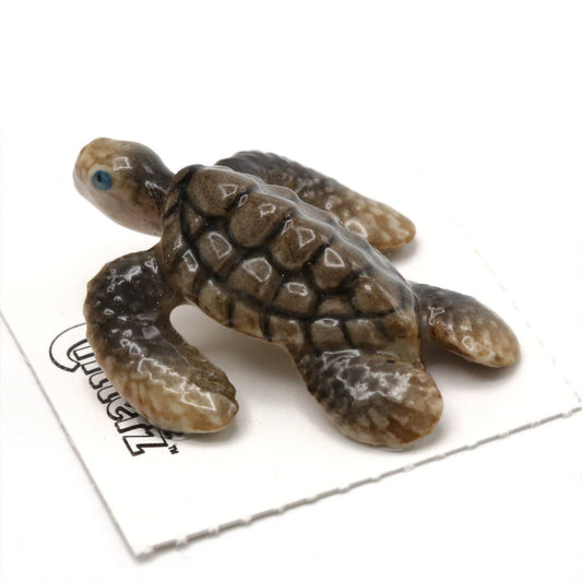 Dream Sea Turtle Baby Porcelain Miniature