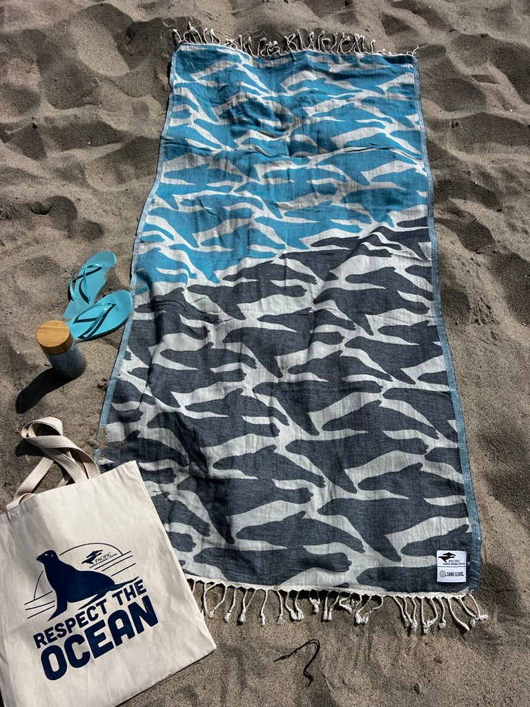 PMMC Respect the Ocean Canvas Tote