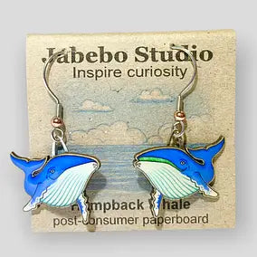 Jabebo Earrings - Recycled Cereal Boxes