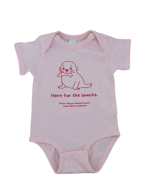 PMMC Here for the Snacks Onesie