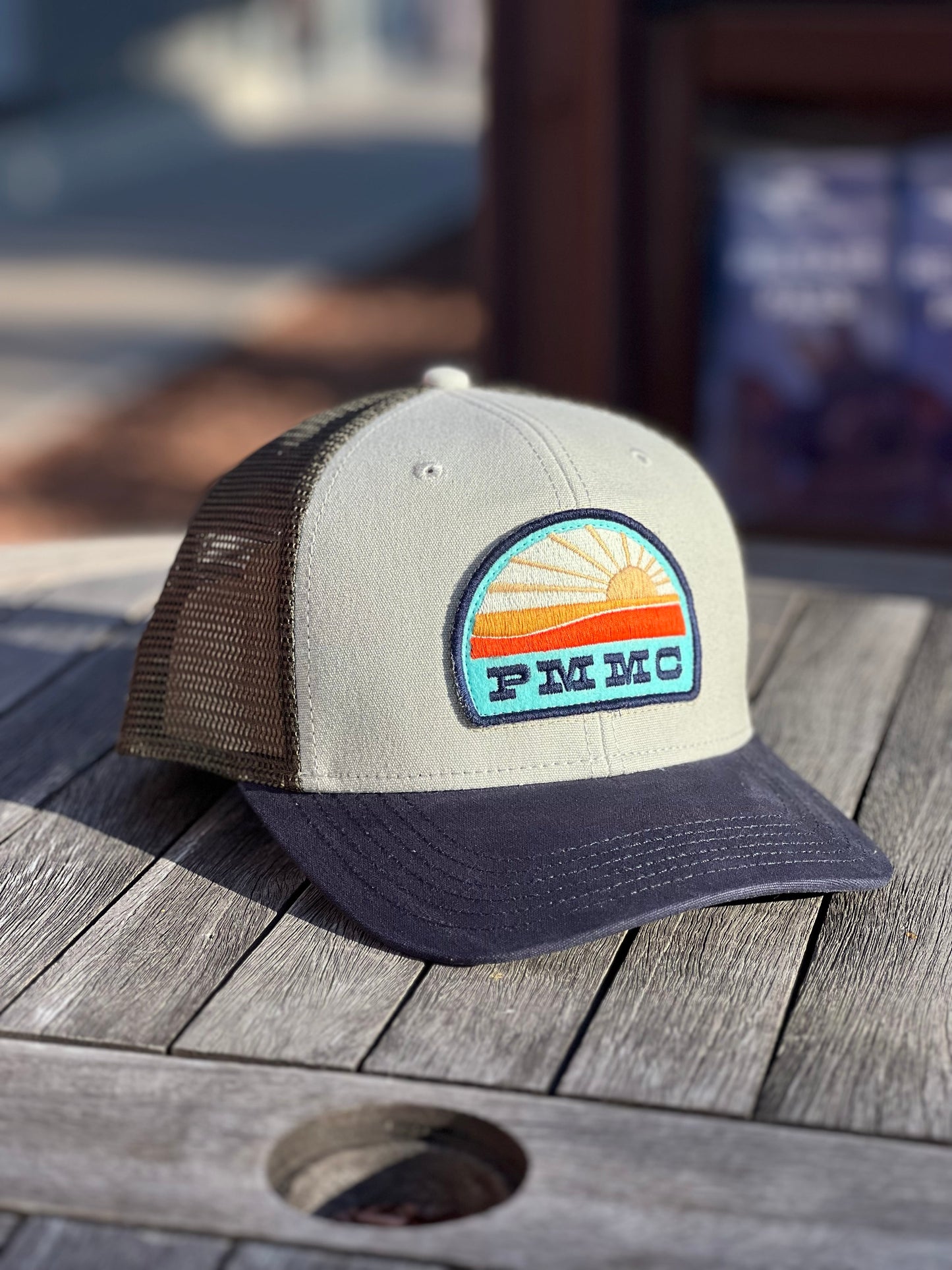 PMMC Sunburst Trucker Hat with Patch
