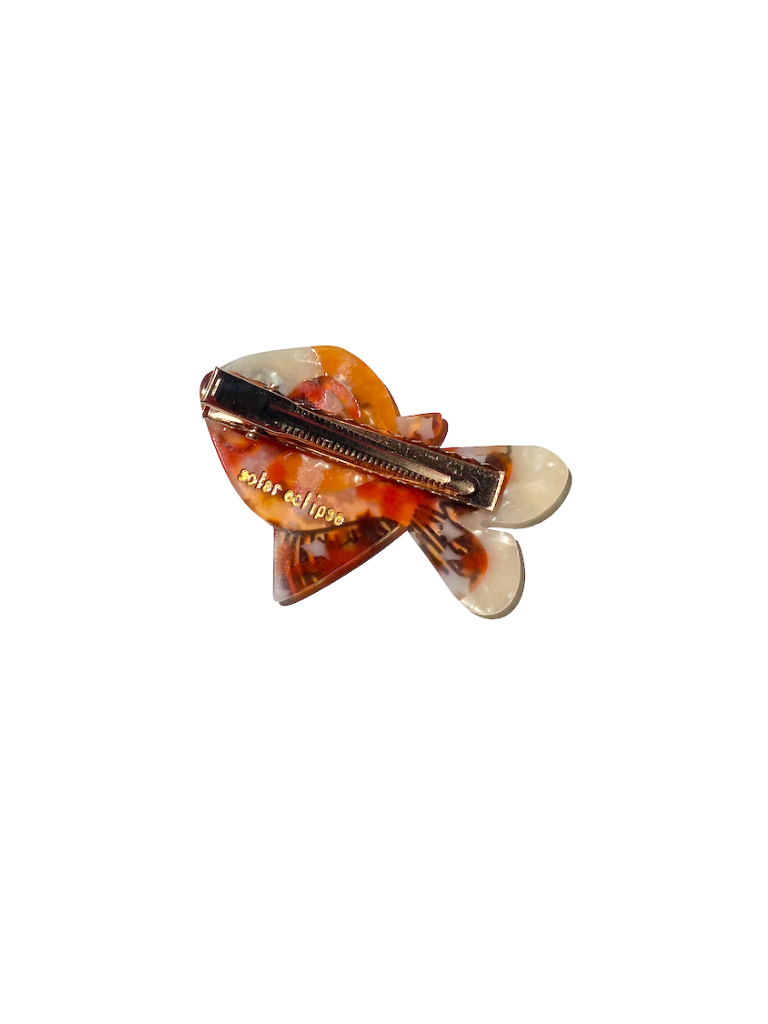 Hand-painted Goldfish Barrette Hair Clip | Eco-Friendly