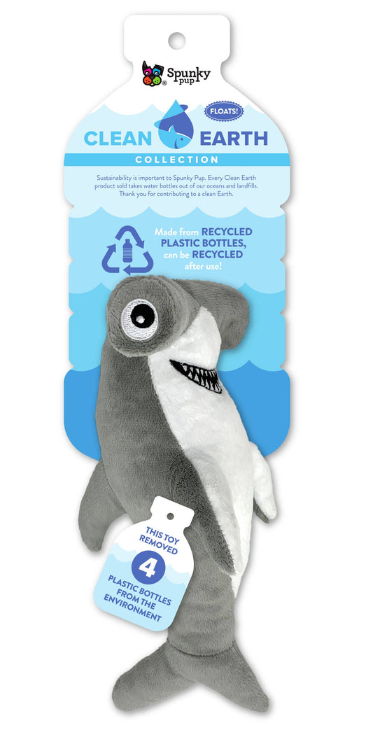 Clean Earth Plush Hammerhead Shark