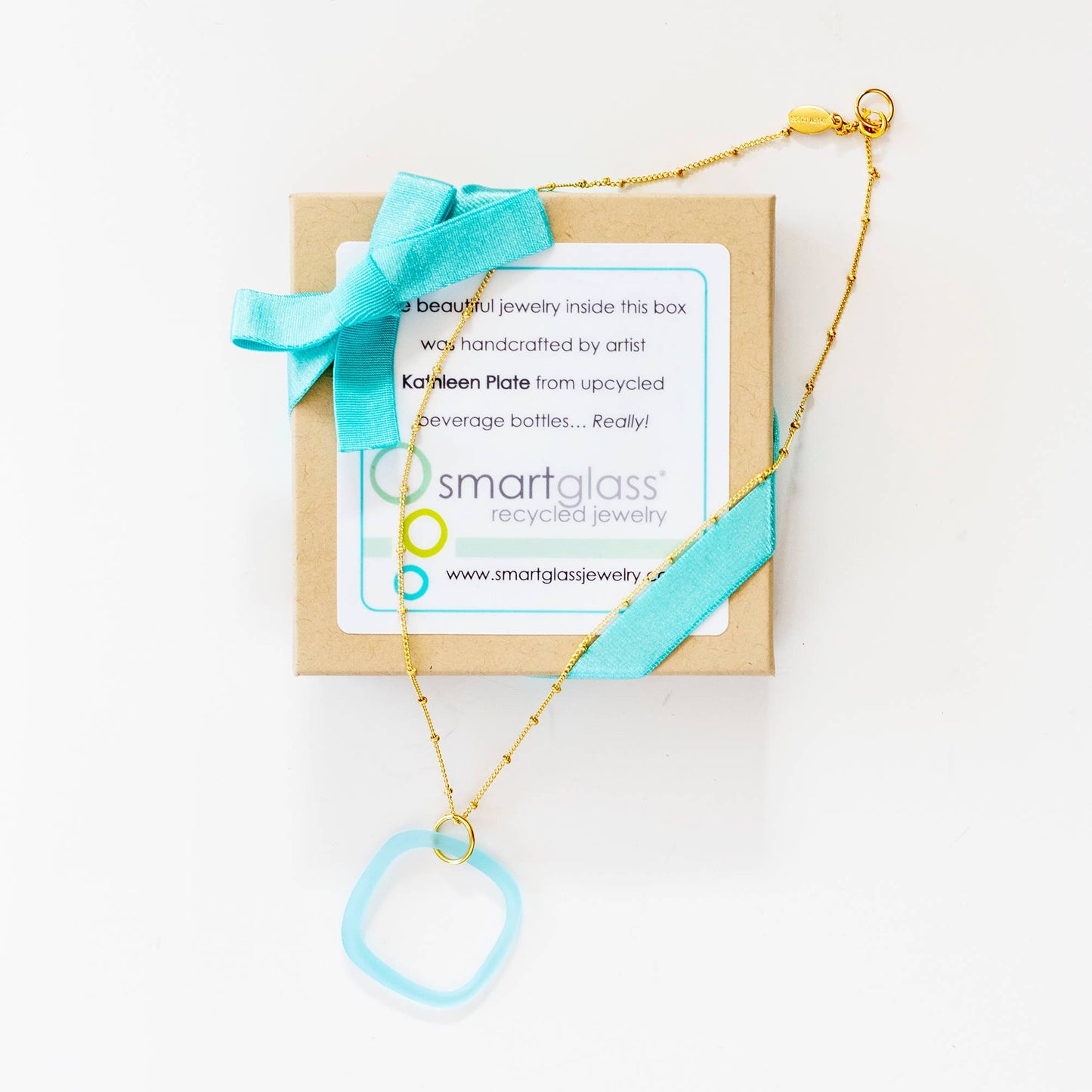 Gin Necklace - Aqua
