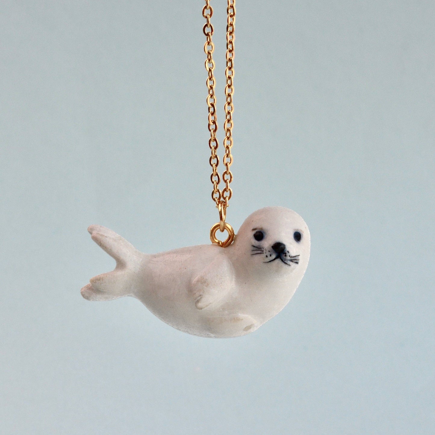 Porcelain Seal Necklace