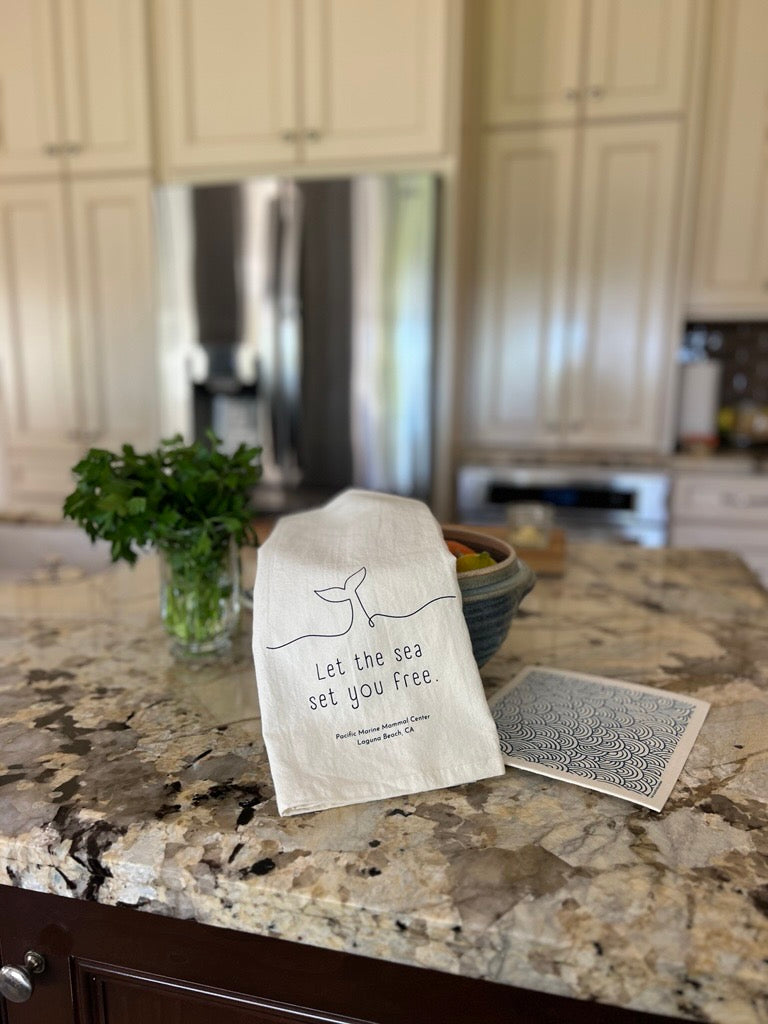 PMMC Tea Towel and Swedish Dishcloth Set