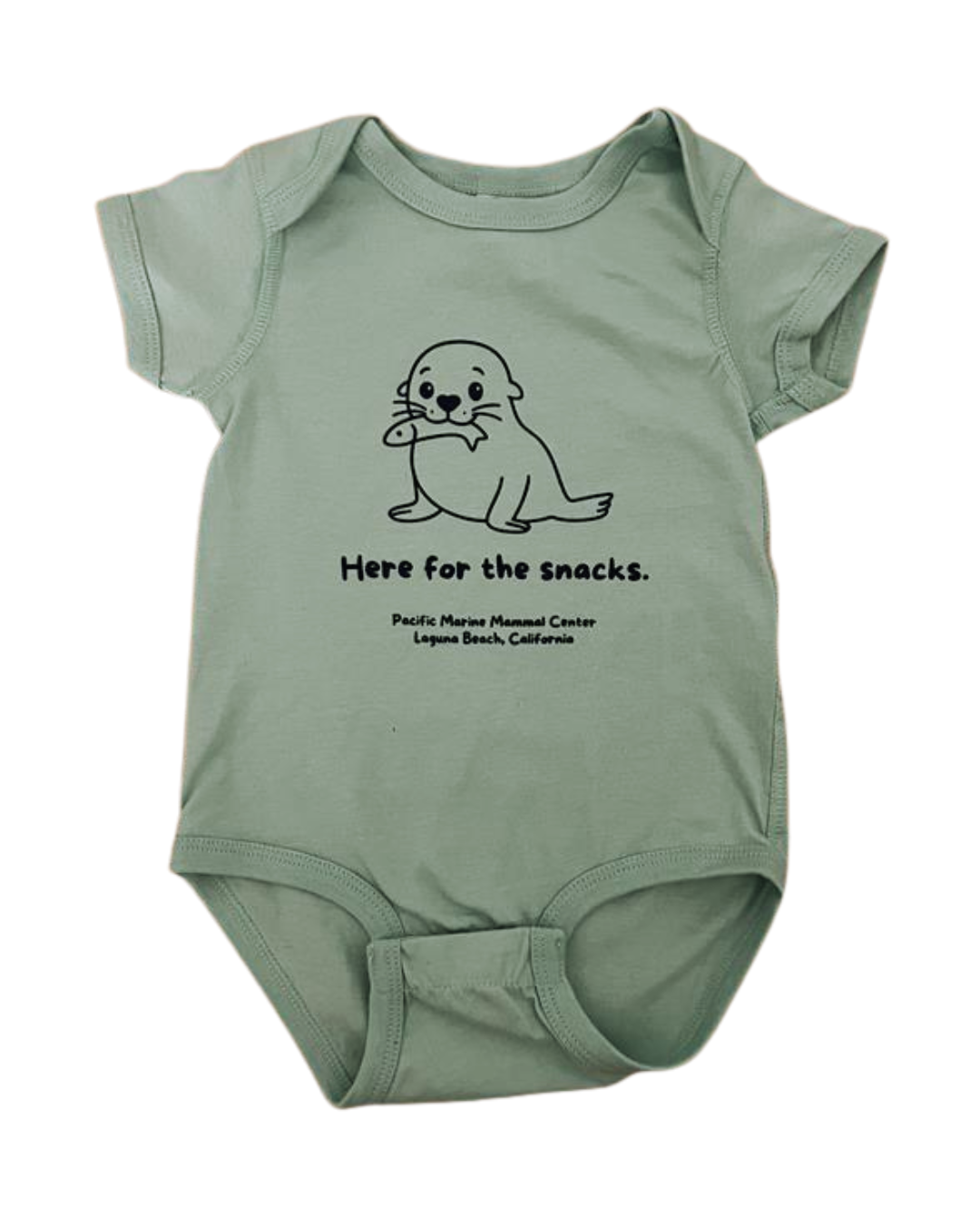 PMMC Here for the Snacks Onesie