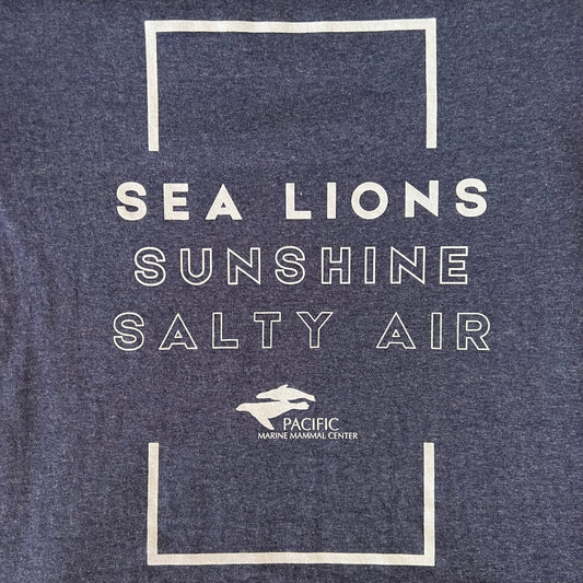 Sea Lions Sunshine & Salty Air Unisex Tee