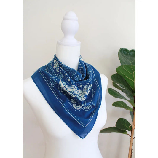 Whale and the Ocean Bandana Scarf