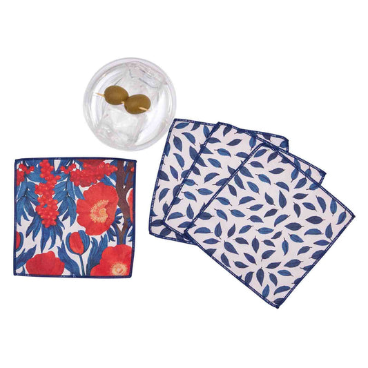 Reusable Cocktail Napkins, Set of 8