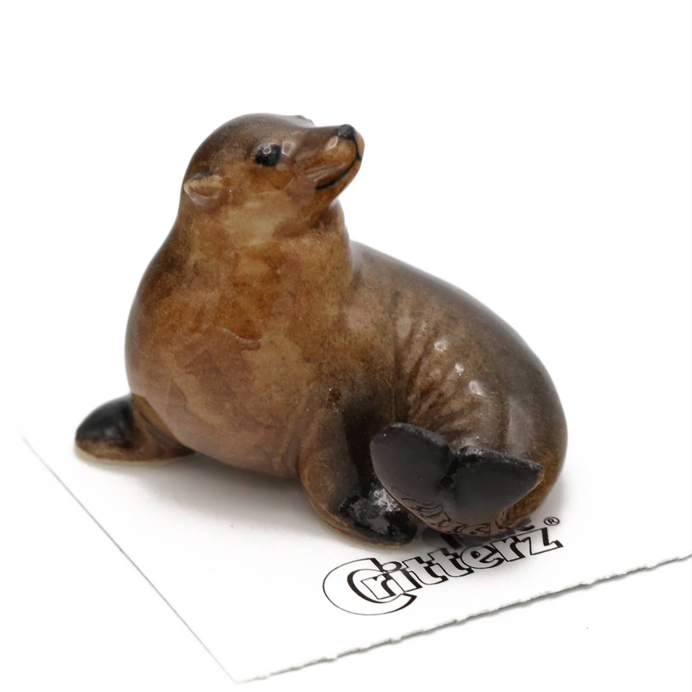 Pippa Adult Sea Lion Porcelain Miniature