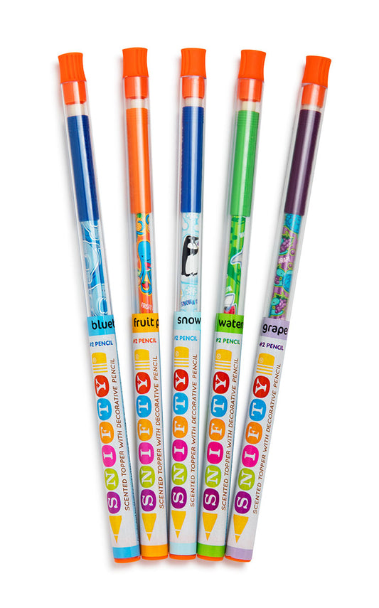 Snifty 5 Pencils with Scented Toppers