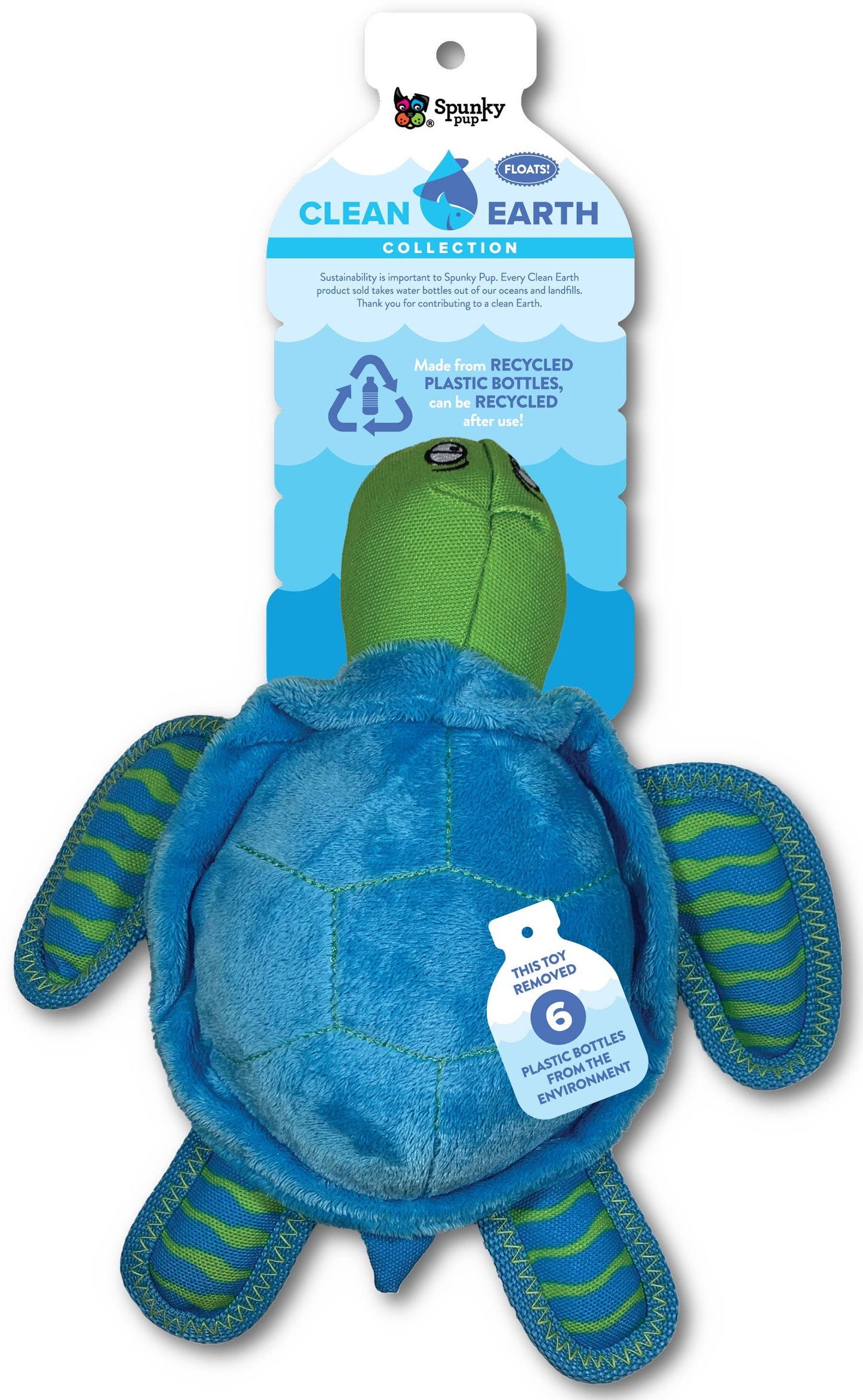 Clean Earth Plush Turtle